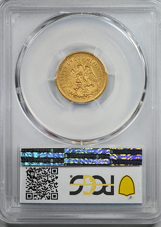 1906-M Mexico Gold G5P Pesos PCGS AU58