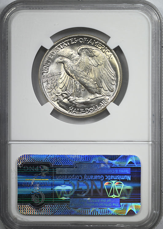 1944 Walking Liberty Half Dollar 50C NGC MS67