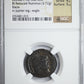 AD 308-324 Roman Empire Licinius I BI Reduced Nummus Siscia NGC Ancients Choice AU Obverse Slab