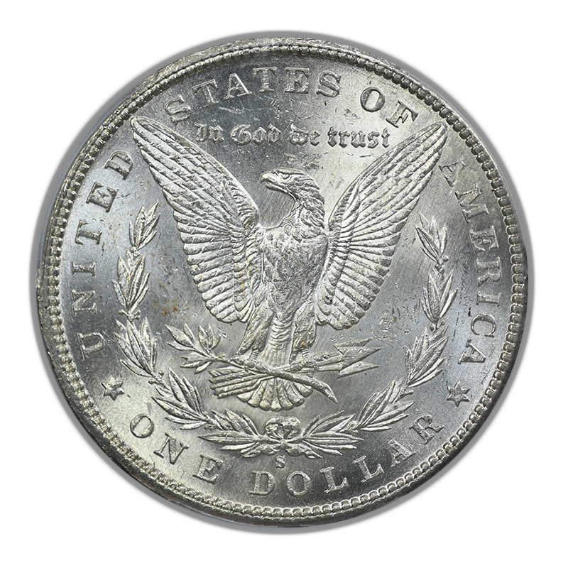 1887-S Morgan Dollar $1 PCGS MS62