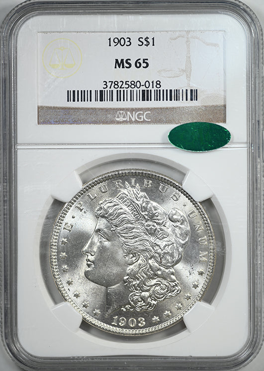 1903 Morgan Dollar $1 NGC MS65 CAC