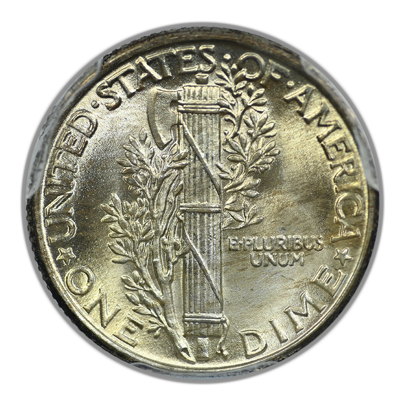 1930 Mercury Dime 10C PCGS MS66FB CAC - Full Bands