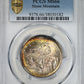 1925 Stone Mountain Classic Commemorative Half Dollar 50C PCGS MS66 - TONED! Obverse Slab