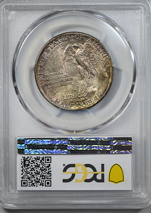 1925 Stone Mountain Classic Commemorative Half Dollar 50C PCGS MS66 - TONED! Reverse Slab