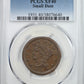 1857 Braided Hair Liberty Head Large Cent 1C PCGS XF40 - Small Date