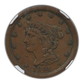 1851 Braided Hair Half Cent 1/2C NGC AU53BN C-1