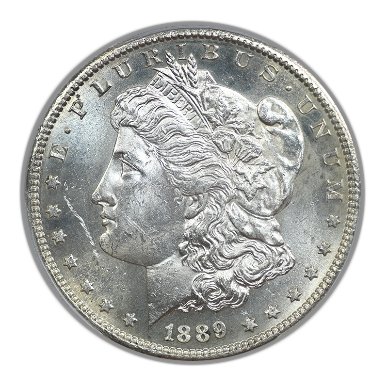1889-S Morgan Dollar $1 PCGS MS63