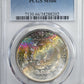 1881-S Morgan Dollar $1 PCGS MS66 - RAINBOW TONED!