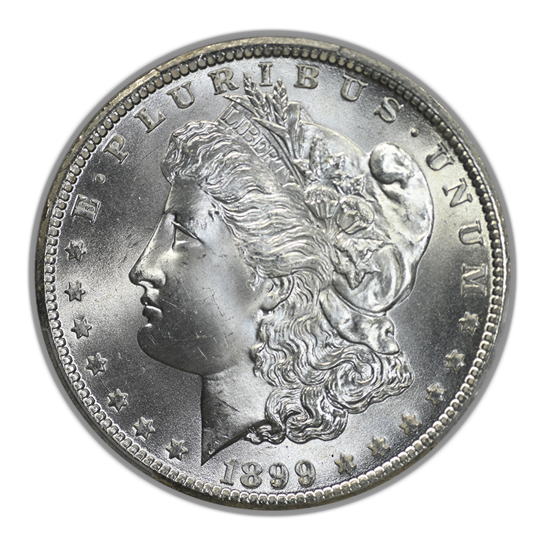 1899-O Morgan Dollar $1 PCGS MS66