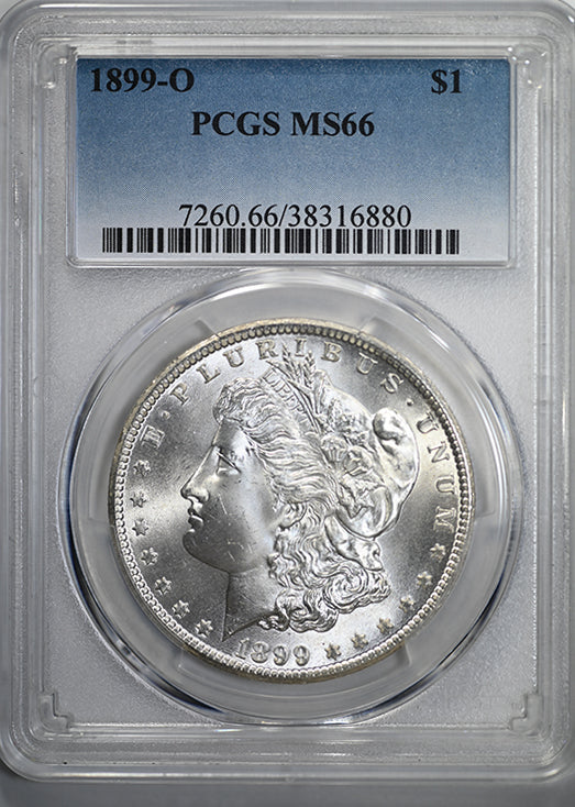 1899-O Morgan Dollar $1 PCGS MS66