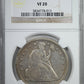 1872 Liberty Seated Dollar $1 NGC VF20