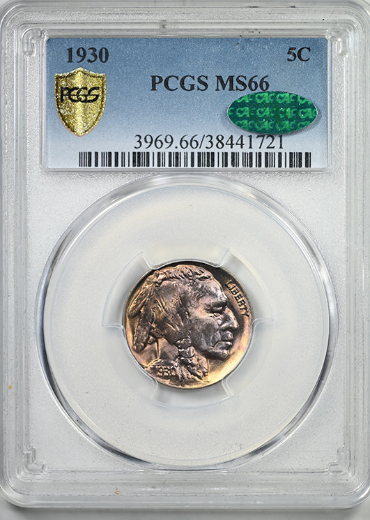 1930 Buffalo Nickel 5C PCGS MS66 CAC