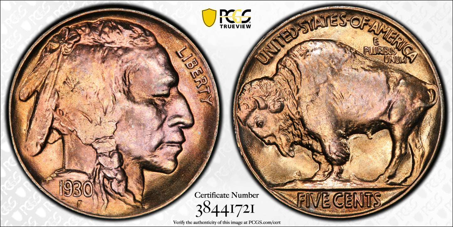 1930 Buffalo Nickel 5C PCGS MS66 CAC