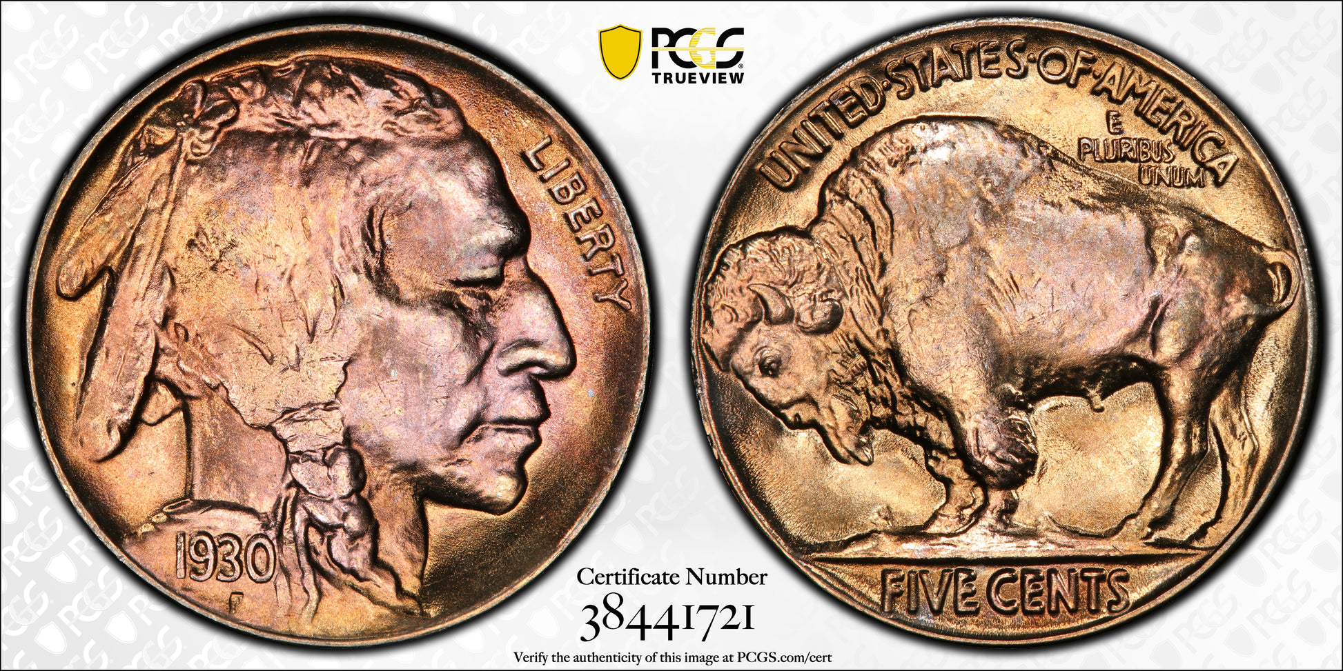 1930 Buffalo Nickel 5C PCGS MS66 CAC