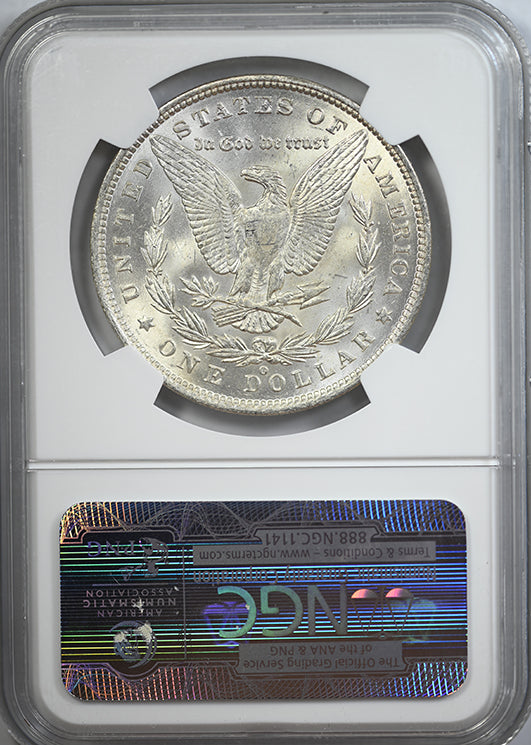 1887/6-O Morgan Dollar $1 NGC MS62 TOP-100 VAM-3