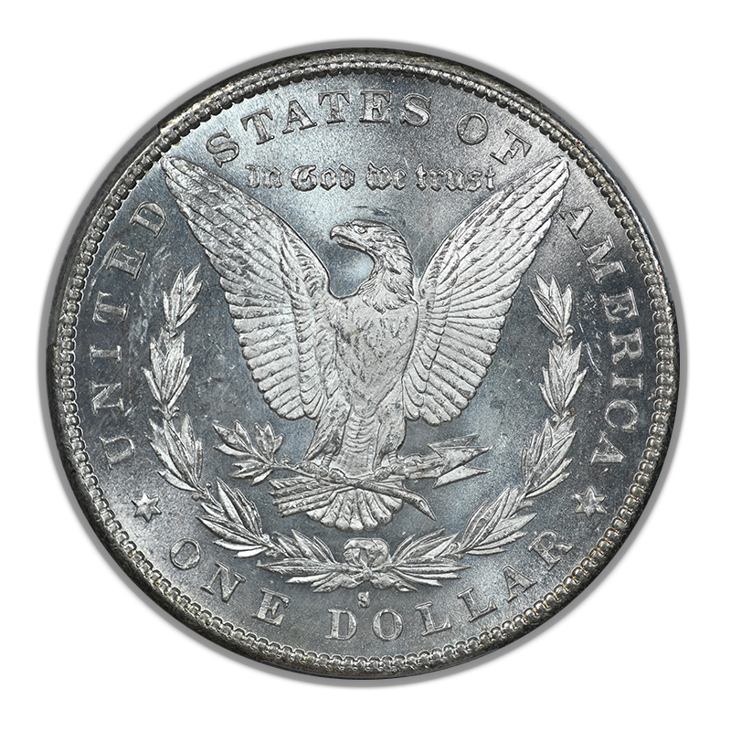 1880-S Morgan Dollar $1 PCGS MS64 CAC