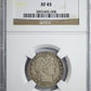 1913 Barber Quarter 25C NGC XF45 Obverse Slab