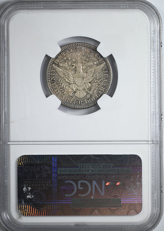 1913 Barber Quarter 25C NGC XF45 Reverse Slab