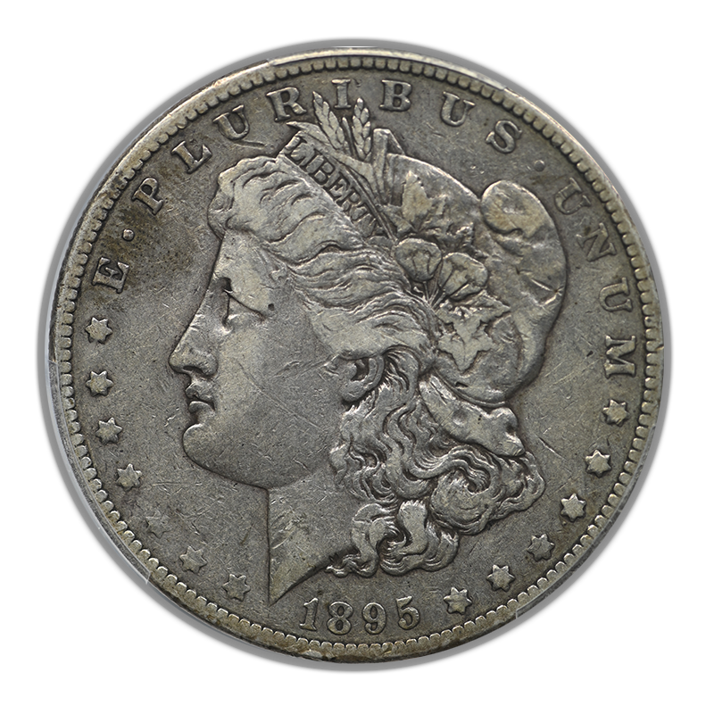 1895-O Morgan Dollar $1 PCGS VF25 Obverse