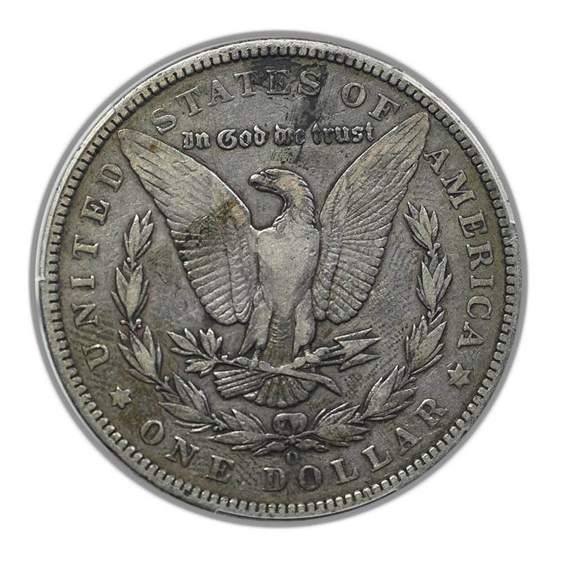 1895-O Morgan Dollar $1 PCGS VF25 Reverse