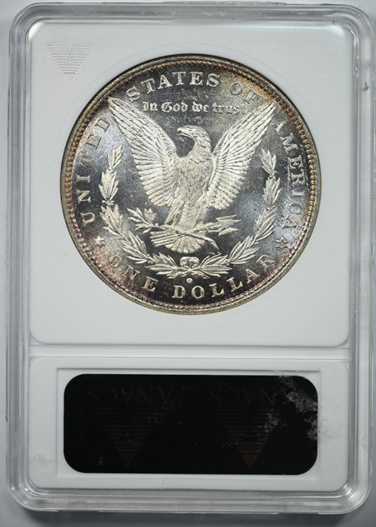 1880/79-O Morgan Dollar $1 ANACS MS62DMPL - TOP 100 VAM-4 - Deep Mirror Prooflike Reverse Slab