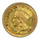 1878 Indian Princess Gold Three Dollar Piece $3 PCGS MS62