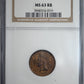 1891 Indian Head Cent 1C NGC MS63RB