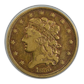 1836 Classic Head Gold Half Eagle $5 ANACS VF30 Obverse