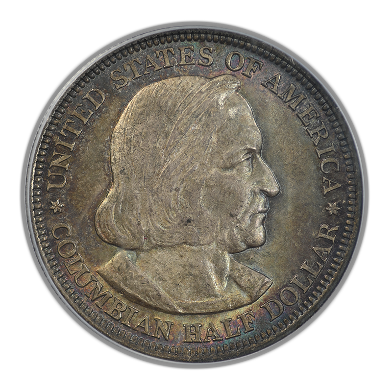 1893 Columbian Exposition Classic Commemorative Half Dollar 50C PCGS MS63 - TONED!