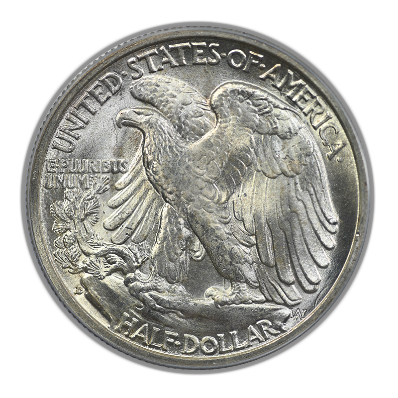 1941-D Walking Liberty Half Dollar 50C PCGS MS65