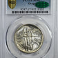 1937-D Oregon Trail Classic Commemorative Half Dollar 50C PCGS MS67 CAC Obverse Slab