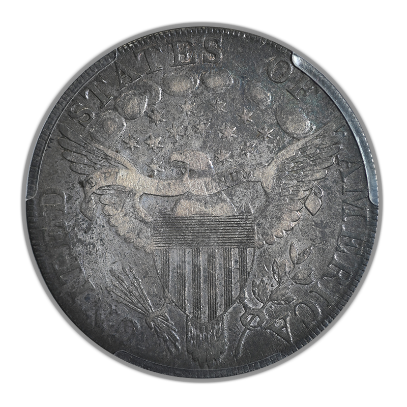 1798 Draped Bust Dollar $1 PCGS VF30 CAC B-13 BB-108 10 Arrows - TONED!