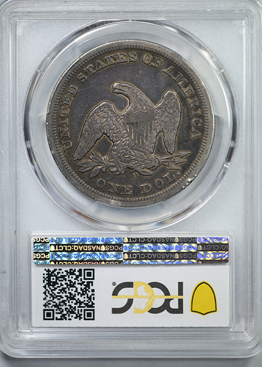 1850-O Liberty Seated Dollar $1 PCGS VF25
