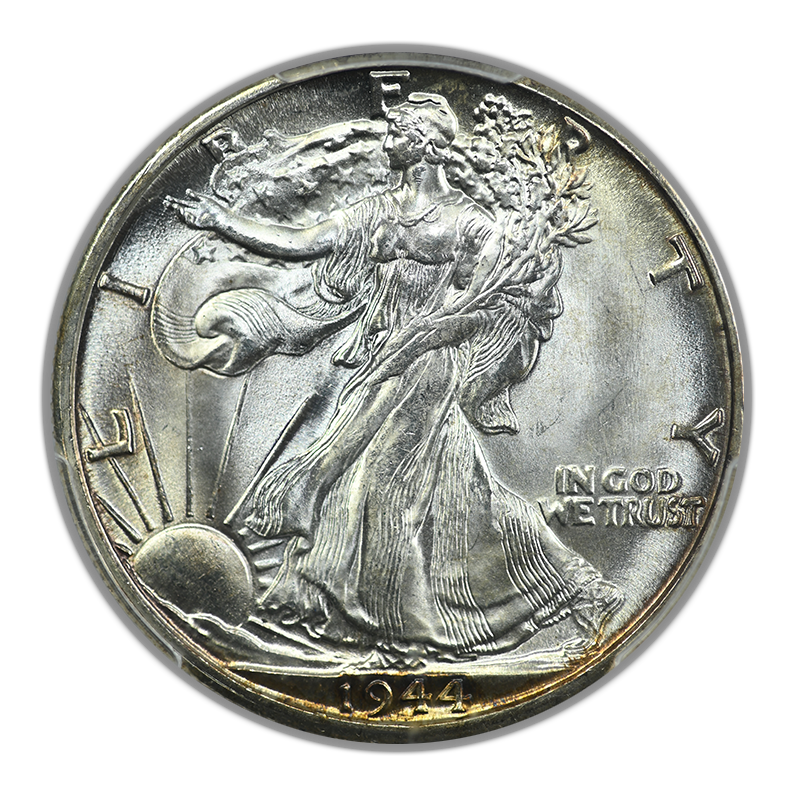 1944-D Walking Liberty Half Dollar 50C PCGS MS66 CAC