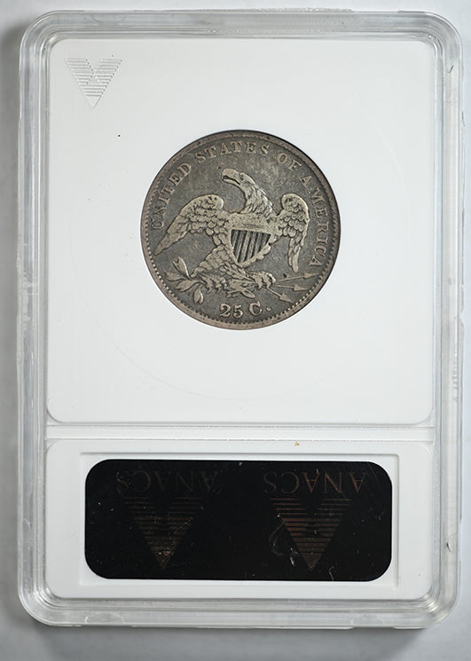 1831 Capped Bust Quarter 25C ANACS Soapbox F12