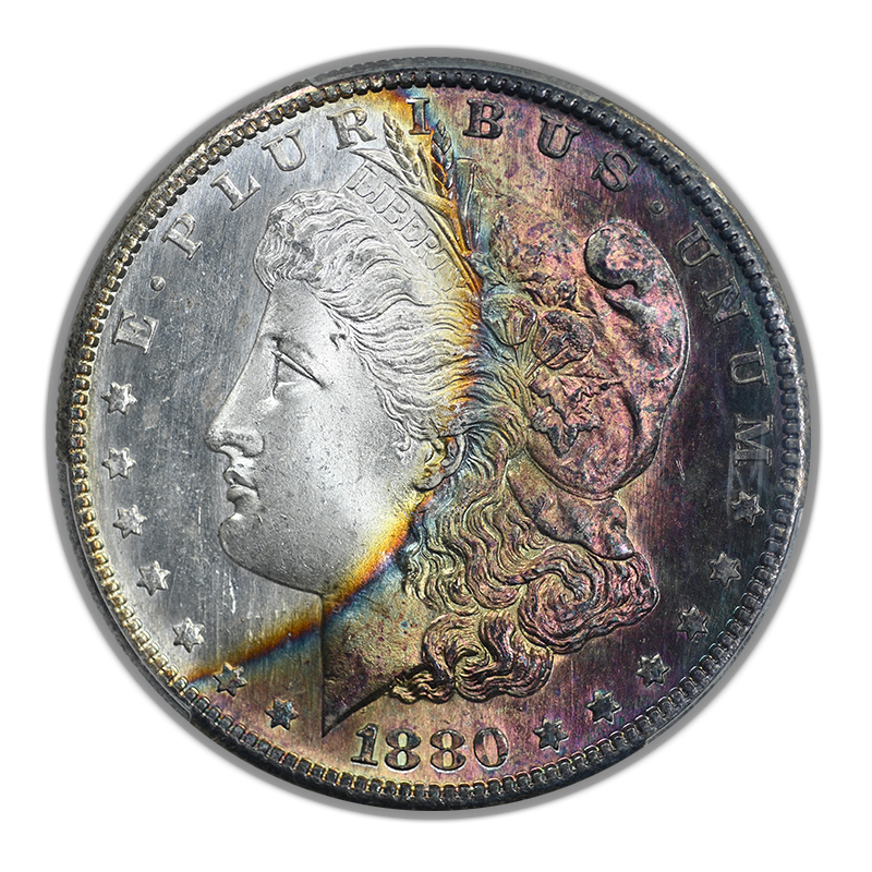 1880-S Morgan Dollar $1 PCGS MS66 - TONED!