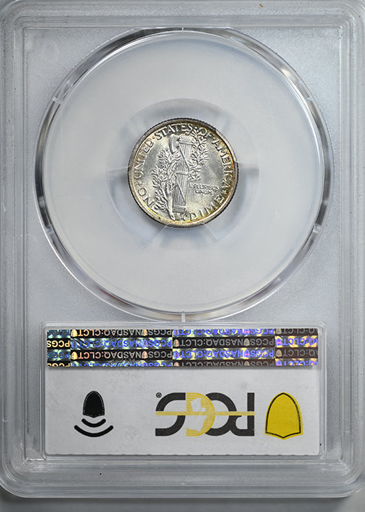 1920 Mercury Dime 10C PCGS MS63FB - Full Bands - TONED!