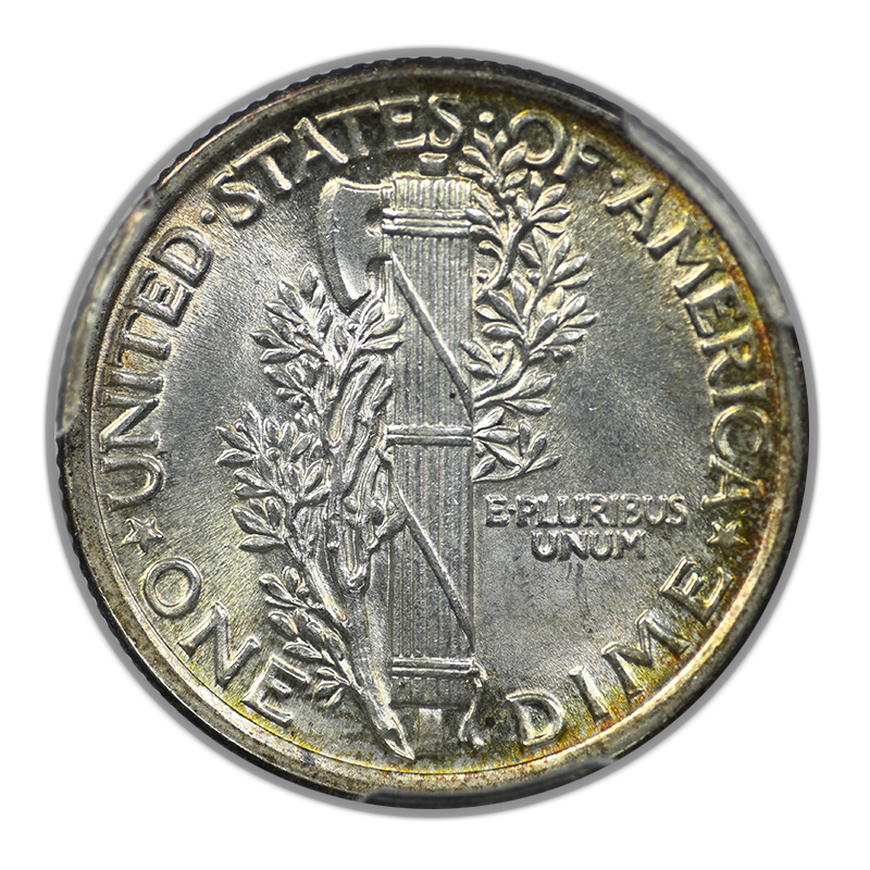 1920 Mercury Dime 10C PCGS MS63FB - Full Bands