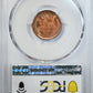 1936-D Lincoln Wheat Cent 1C PCGS MS67RB CAC - RAINBOW TONED! Reverse Slab