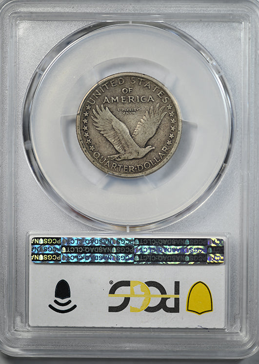 1917-S Type 1 Standing Liberty Quarter 25C PCGS F15 CAC