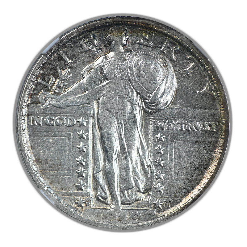 1919-D Standing Liberty Quarter 25C NGC XF45