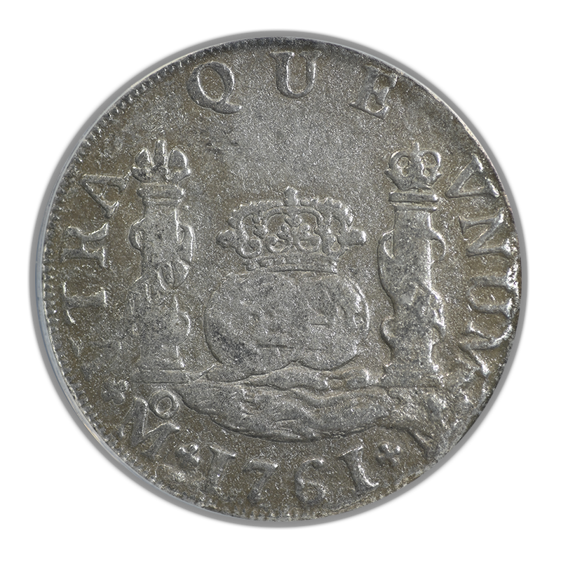 1761-Mo M Mexico 2R Reales ANACS Charles III El Cazador