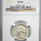 1950-S/D Washington Quarter 25C NGC AU50