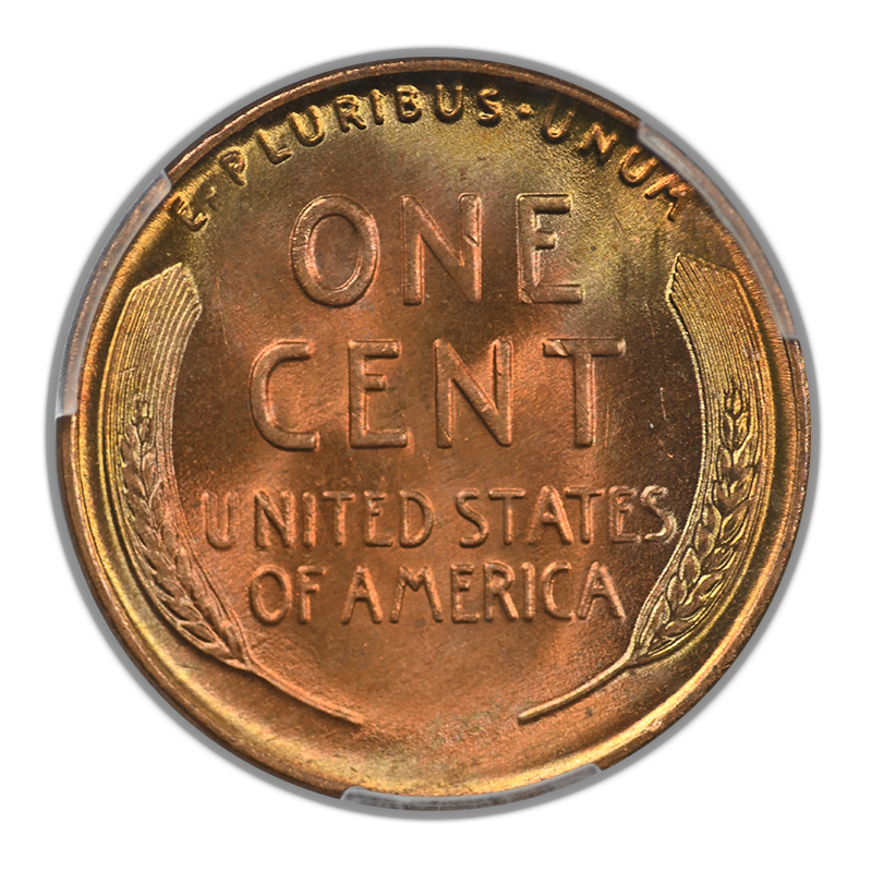 1934 Lincoln Wheat Cent 1C PCGS MS65RD - TONED!