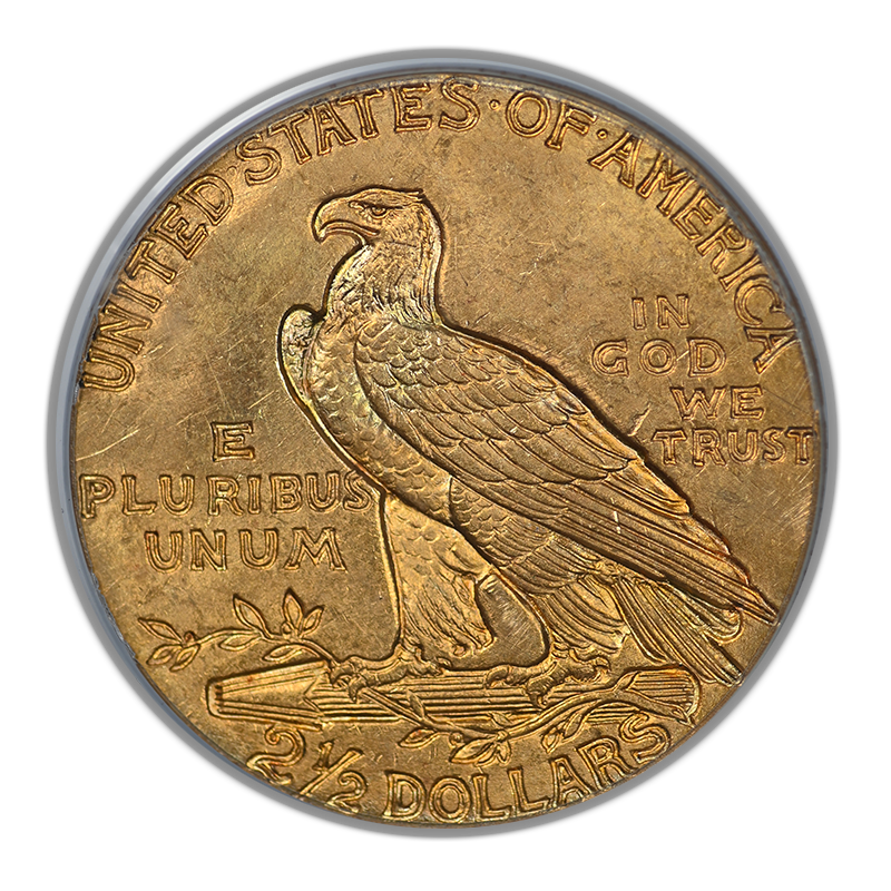 1926 Indian Head Gold Quarter Eagle $2.50 PCGS MS64 CAC OGH