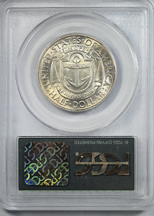 1936 Rhode Island Classic Commemorative Half Dollar 50C PCGS MS65 OGH
