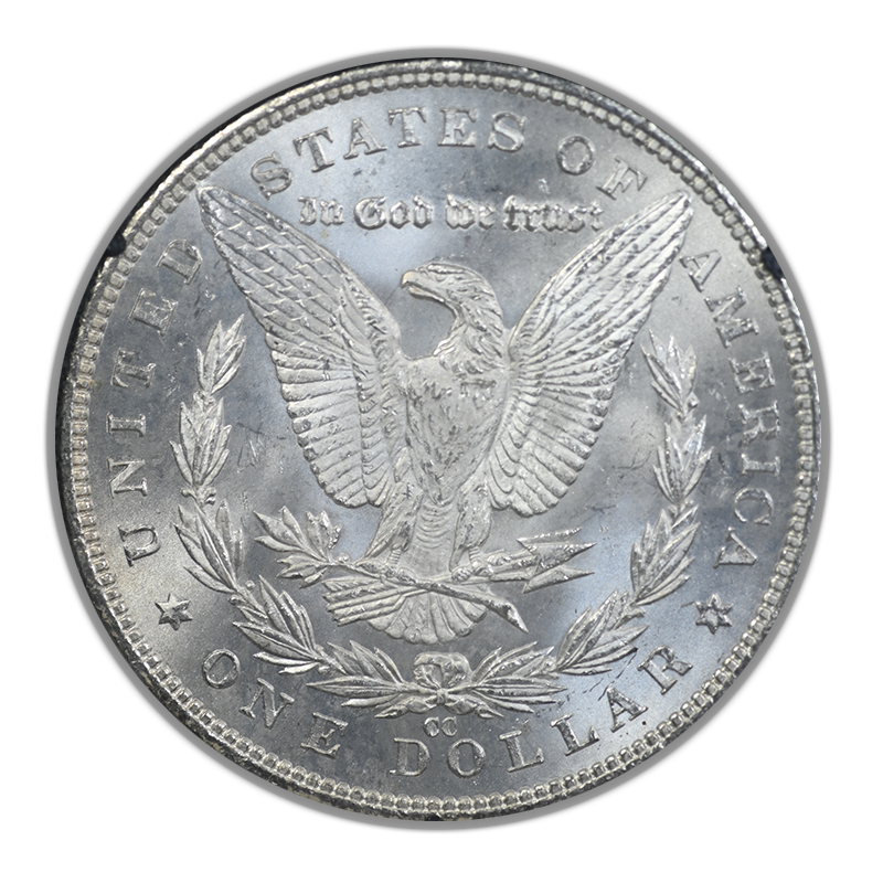 1883-CC GSA Morgan Dollar $1 PCGS MS65 Reverse