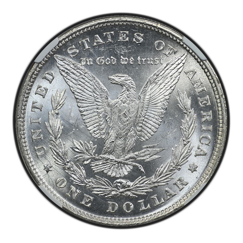 1878 8TF Morgan Dollar $1 NGC MS62 - VAM-10 Reverse