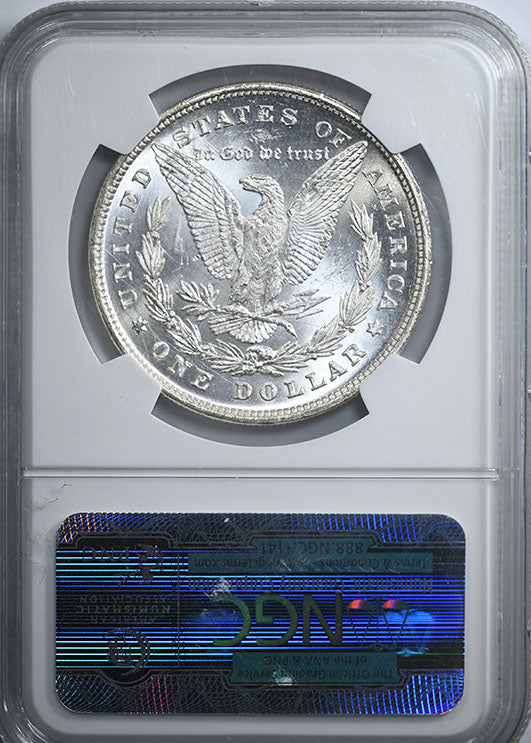 1878 8TF Morgan Dollar $1 NGC MS62 - VAM-10 Reverse Slab