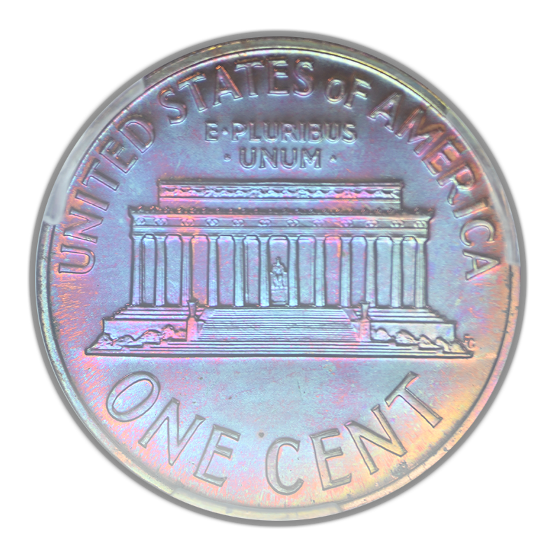 1961 Proof Lincoln Memorial Cent 1C PCGS PR66BN - TONED!
